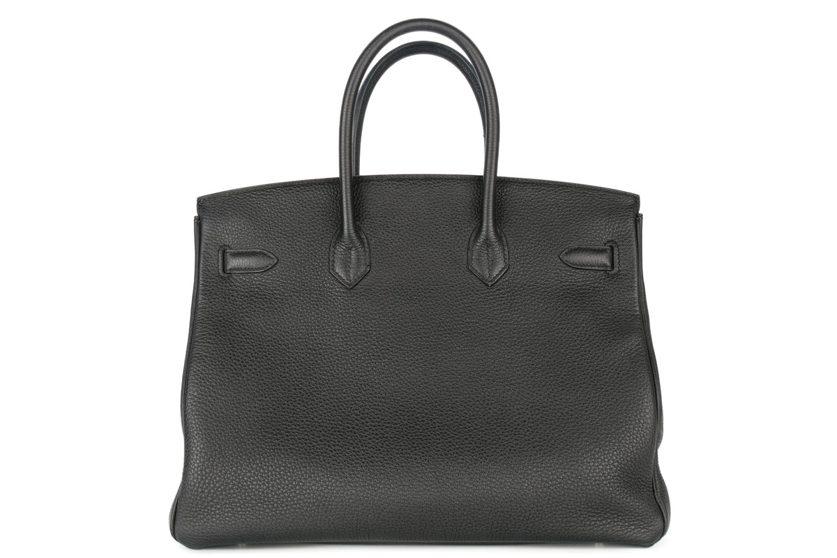 Hermès Birkin 35 Noir - Black Togo Palladium Hardware - view 3