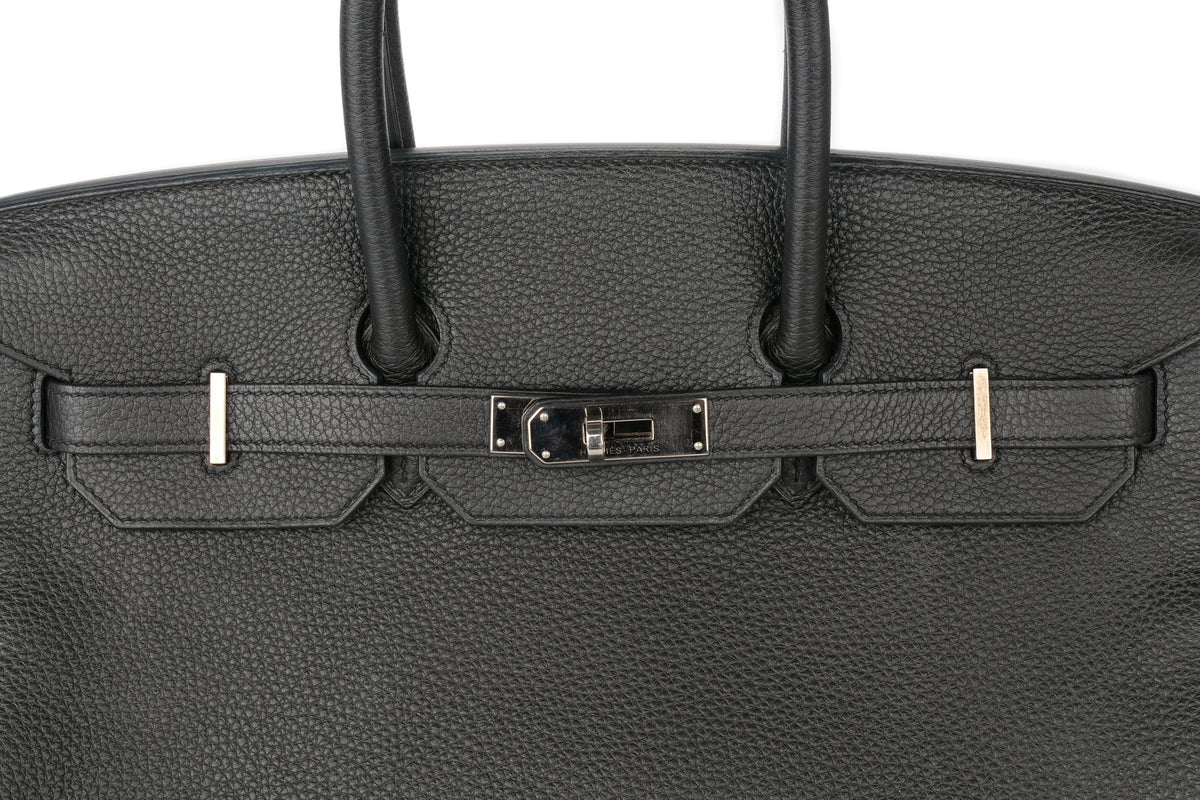 Hermès Birkin 35 Noir - Black Togo Palladium Hardware - view 7