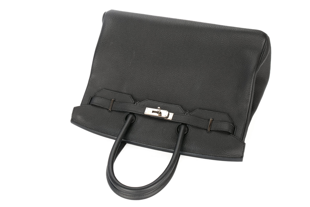 Hermès Birkin 35 Noir - Black Togo Palladium Hardware - view 8