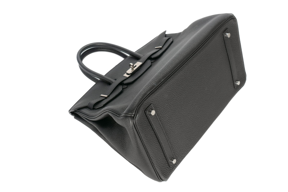 Hermès Birkin 35 Noir - Black Togo Palladium Hardware - view 9