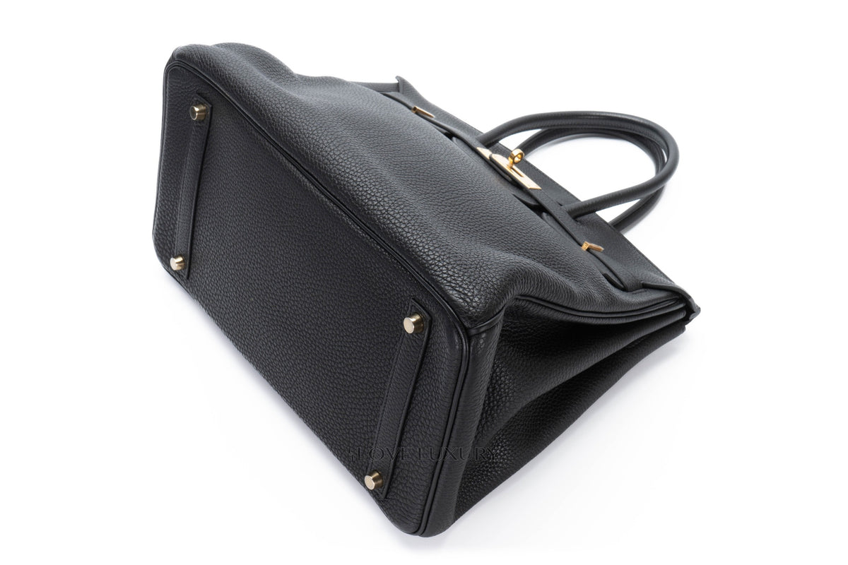 Hermès Birkin 35 Black Togo Gold Hardware - view 12