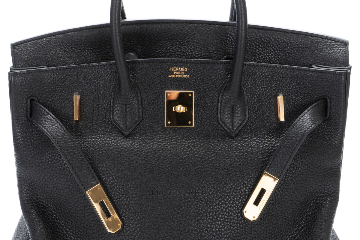 Hermès Birkin 35 Black Togo Gold Hardware - view 9