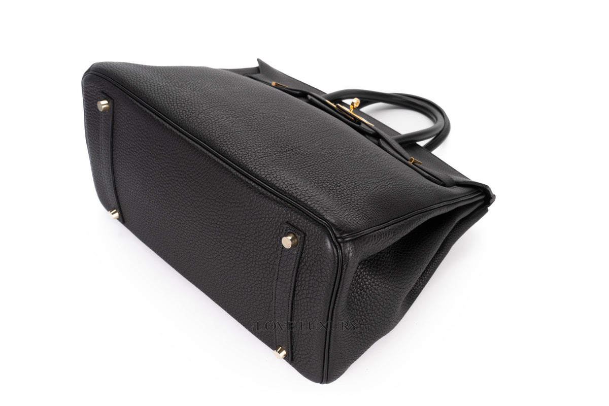 Hermès Birkin 35 Black Togo Gold Hardware - view 12
