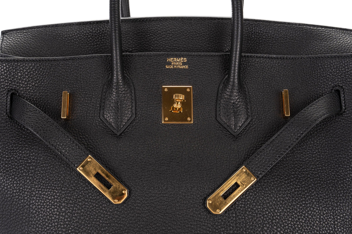 Hermès Birkin 35 Black Togo Gold Hardware - view 9