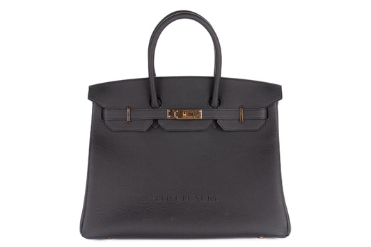 Hermès Birkin 35 Black Togo Rose Gold Hardware - view 1