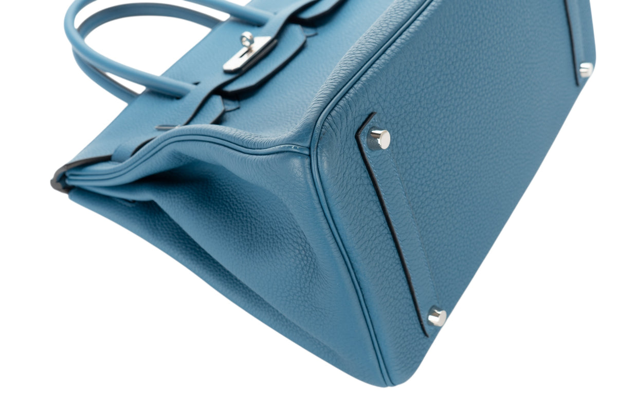 Hermès Birkin 35 Bleu Cobalt Togo Palladium Hardware - view 11