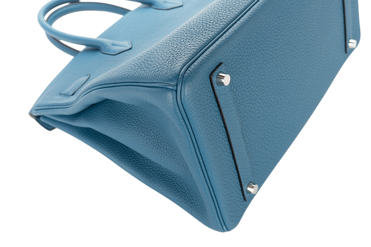Hermès Birkin 35 Bleu Cobalt Togo Palladium Hardware - view 13