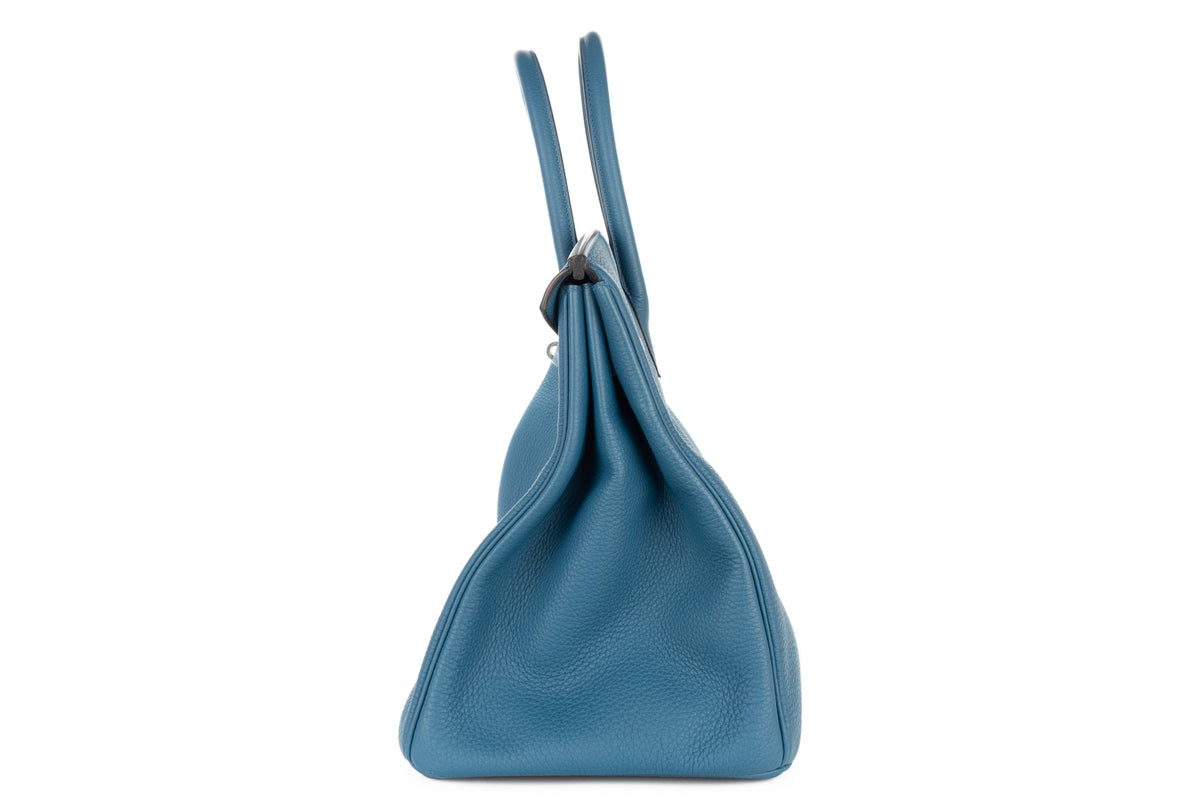Hermès Birkin 35 Bleu Cobalt Togo Palladium Hardware - view 4