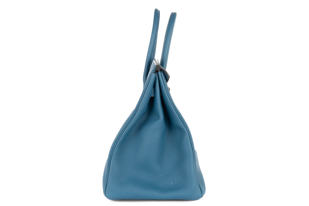 Hermès Birkin 35 Bleu Cobalt Togo Palladium Hardware - view 5