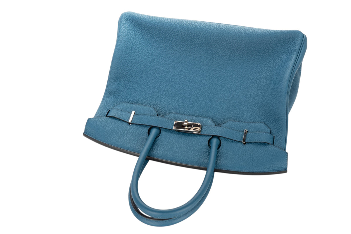 Hermès Birkin 35 Bleu Cobalt Togo Palladium Hardware - view 8