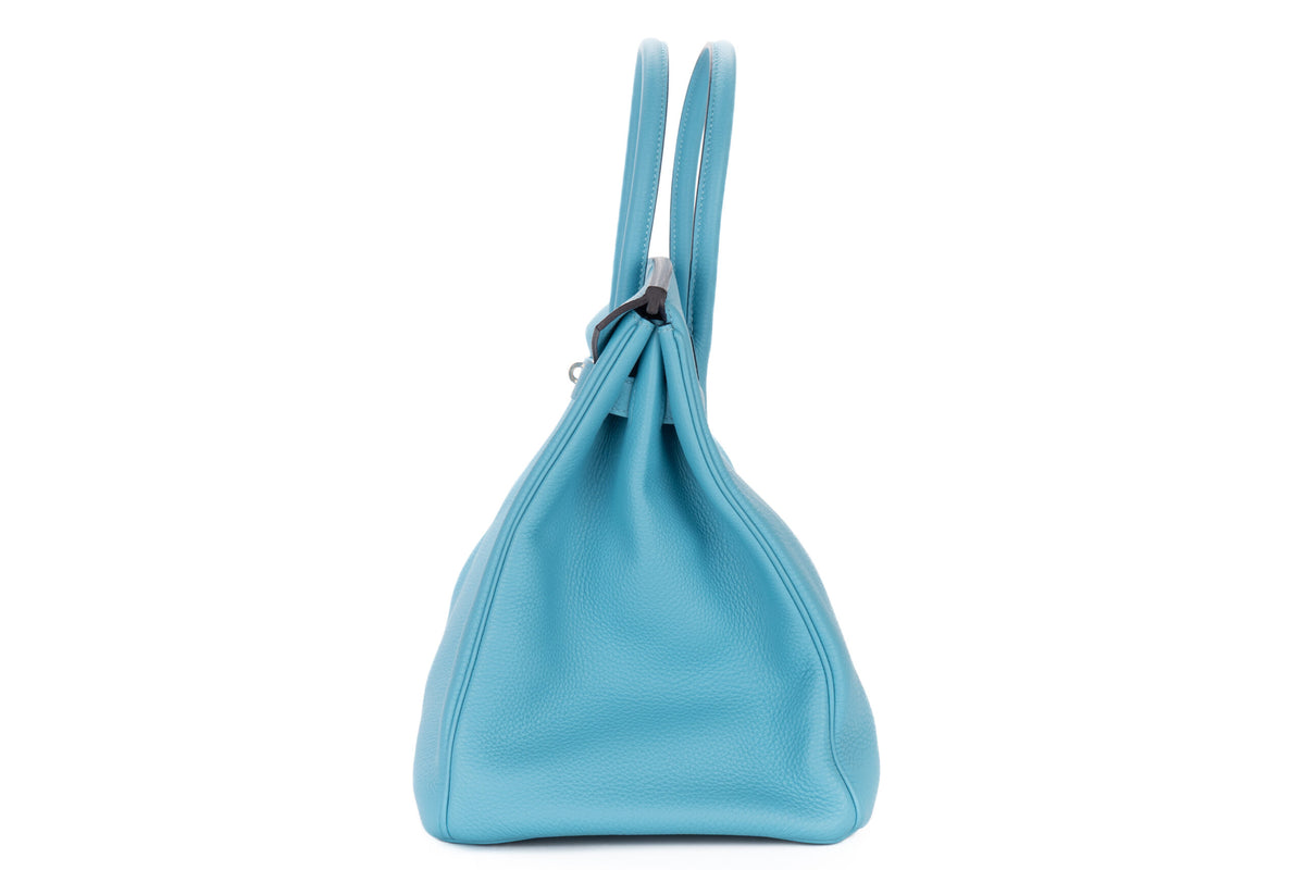 Hermès Birkin 35 Bleu De Nord Togo Palladium Hardware - view 4