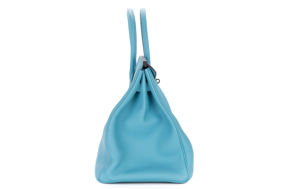 Hermès Birkin 35 Bleu De Nord Togo Palladium Hardware - view 5