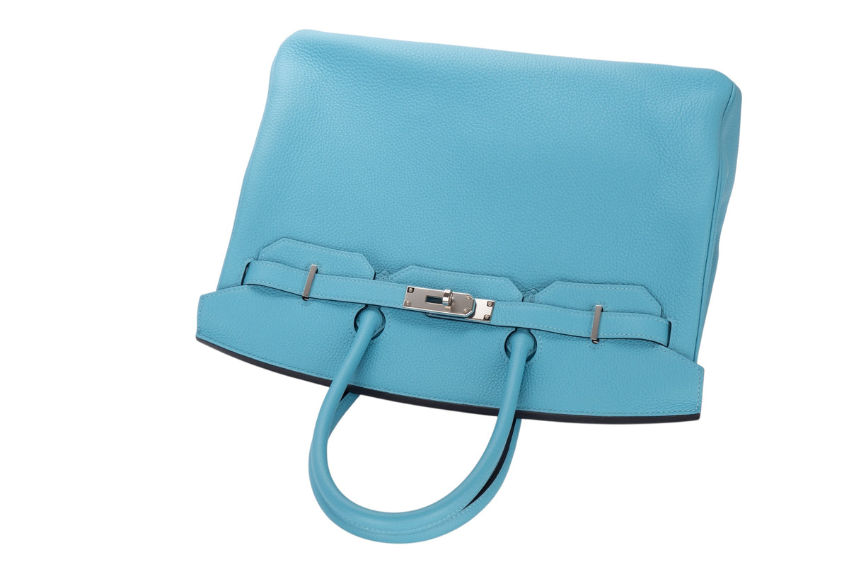 Hermès Birkin 35 Bleu De Nord Togo Palladium Hardware - view 8