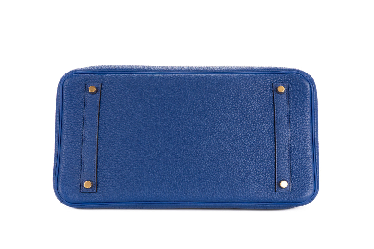 Hermès Birkin 35 Bleu Electric Togo Gold Hardware - view 6