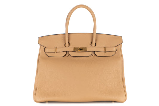 Hermès Birkin 35 Chai Clemence Gold Hardware - view 1