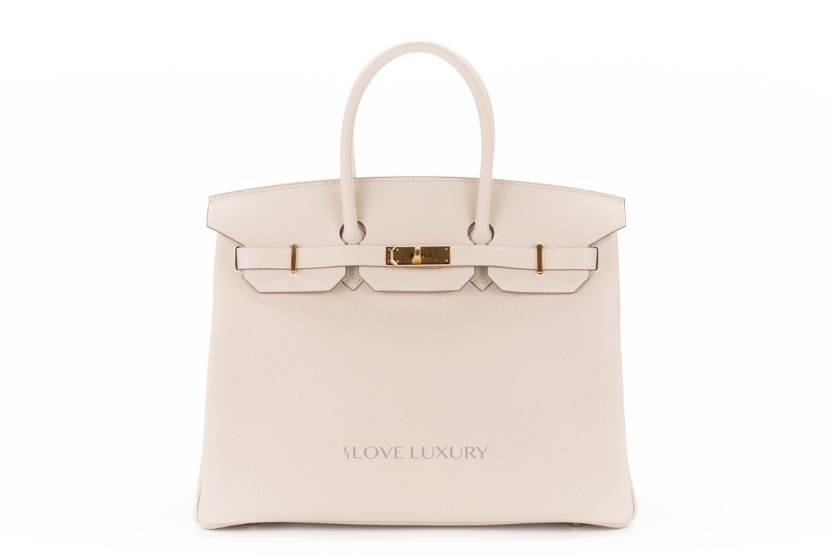 Hermès Birkin 35 Craie Togo Gold Hardware - view 1
