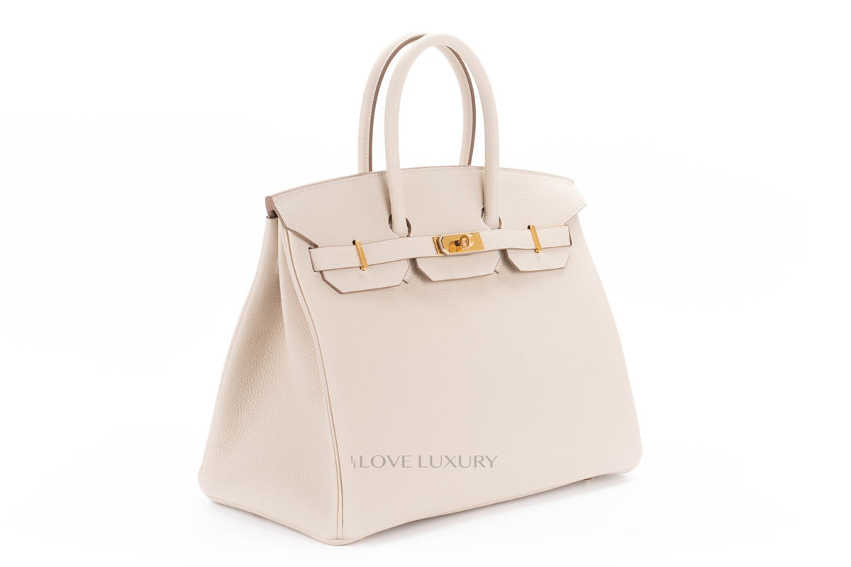 Hermès Birkin 35 Craie Togo Gold Hardware - view 2
