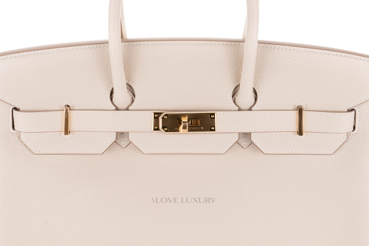 Hermès Birkin 35 Craie Togo Gold Hardware - view 7