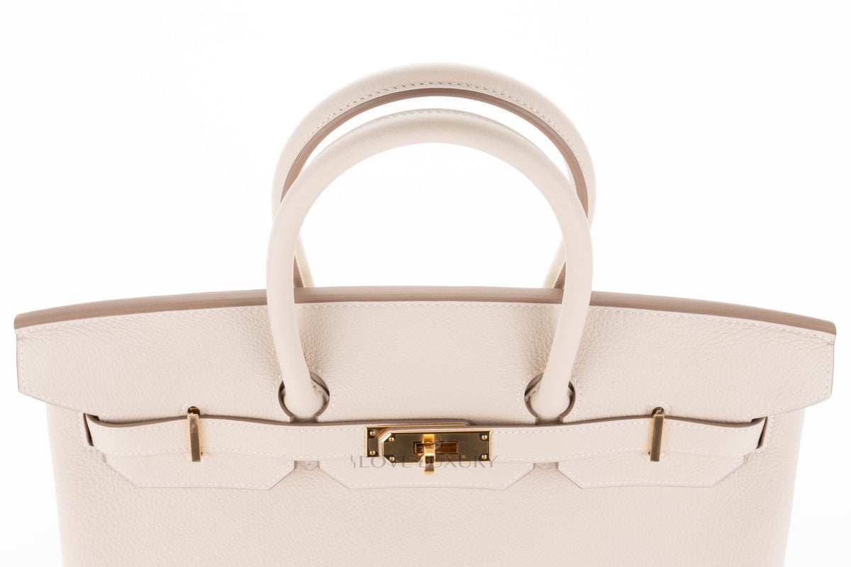 Hermès Birkin 35 Craie Togo Gold Hardware - view 8