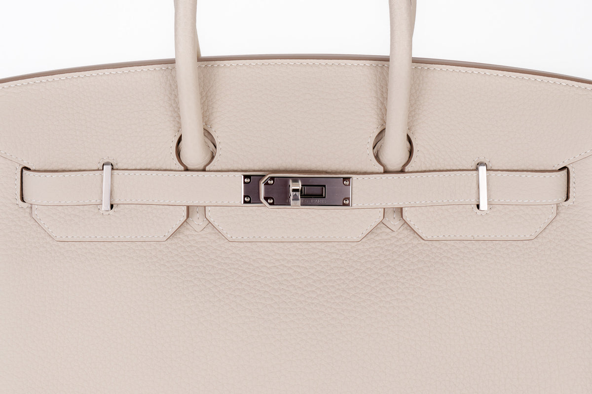 Hermès Birkin 35 Craie Togo Palladium Hardware - view 7
