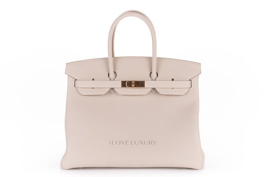 Hermès Birkin 35 Craie Togo Rose Gold Hardware - view 1