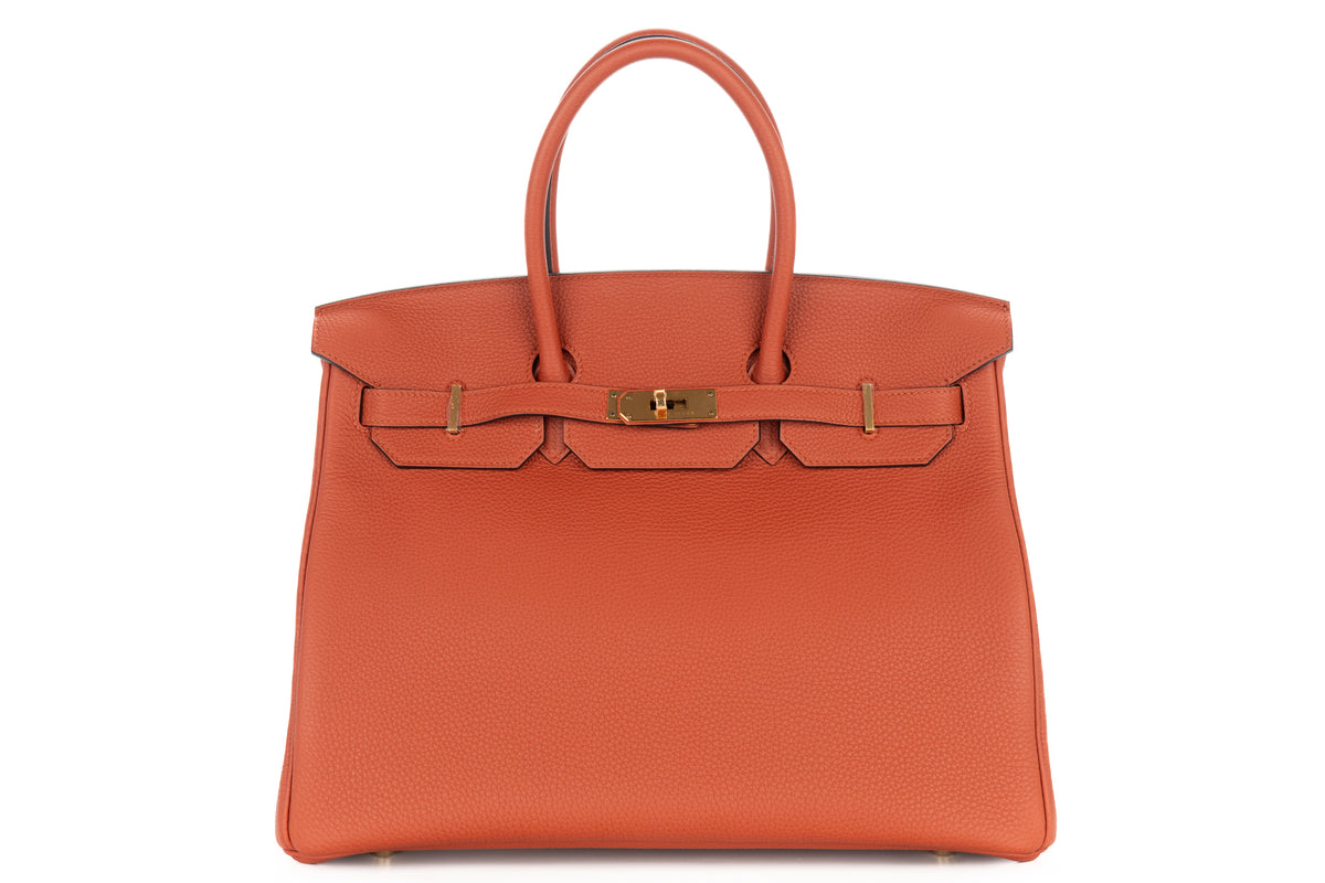 Hermès Birkin 35 Cuivre Togo Gold Hardware - view 1