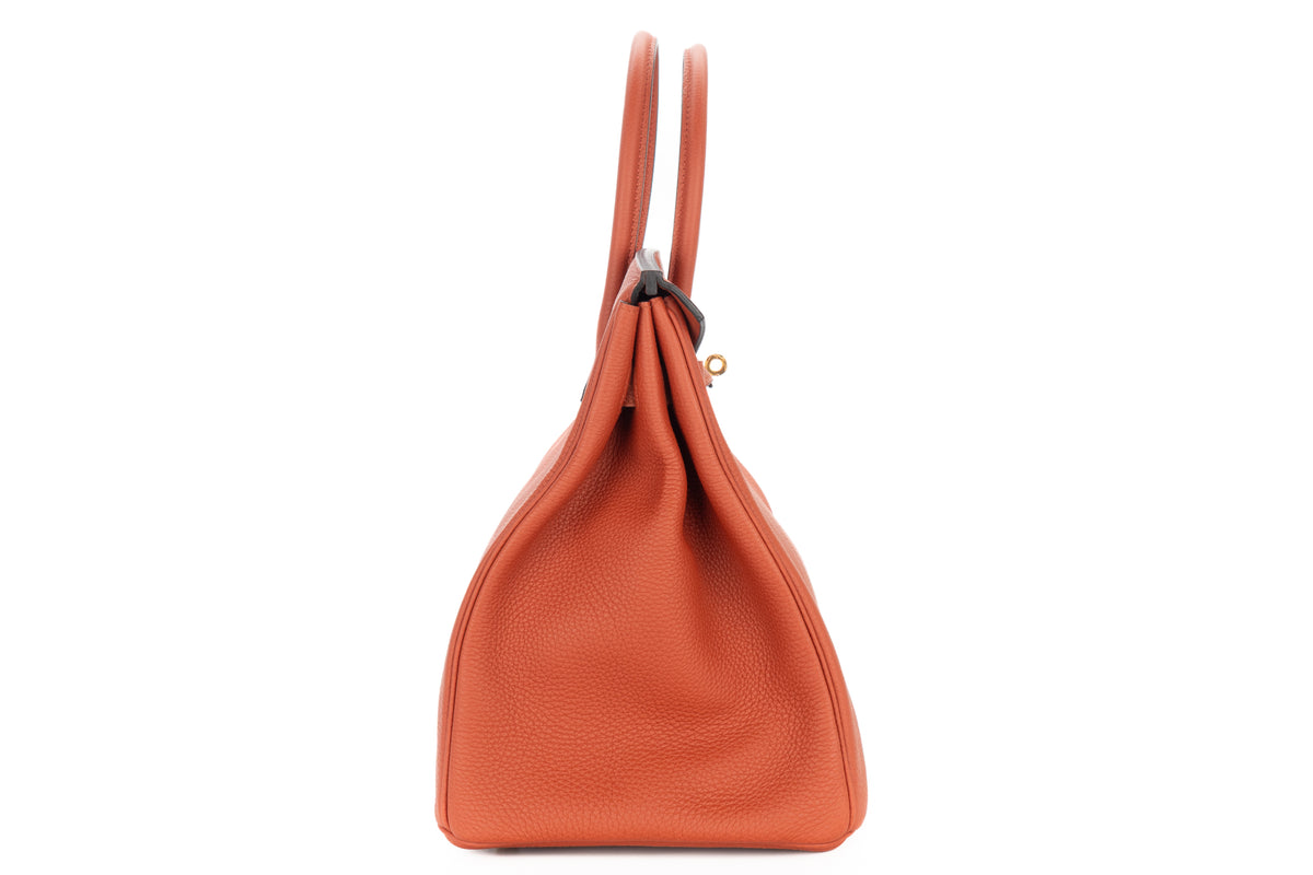 Hermès Birkin 35 Cuivre Togo Gold Hardware - view 5