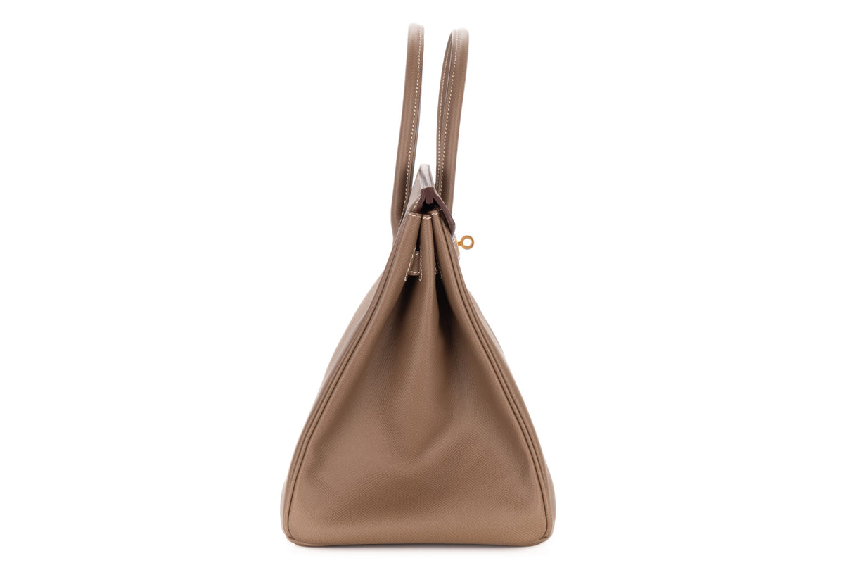 Hermès Birkin 35 Etoupe Epsom Retourne Gold Hardware - view 5