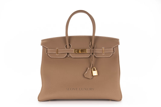 Hermès Birkin 35 Etoupe Togo Gold Hardware - view 1