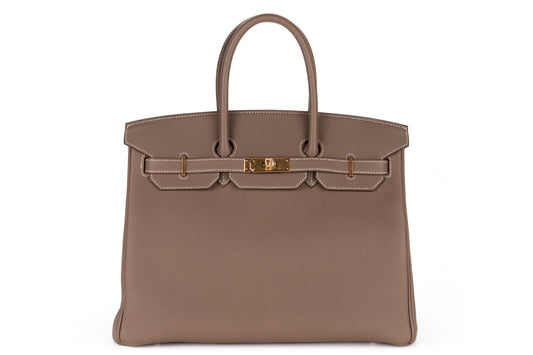 Hermès Birkin 35 Etoupe Togo Gold Hardware - view 1