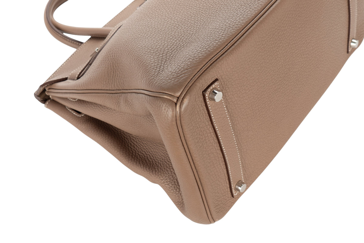 Hermès Birkin 35 Etoupe Togo Palladium Hardware - view 11
