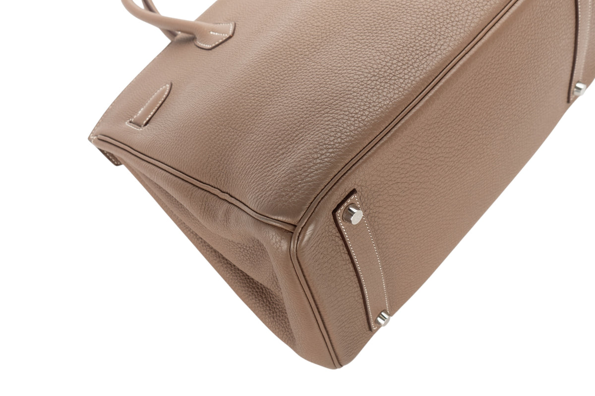 Hermès Birkin 35 Etoupe Togo Palladium Hardware - view 13