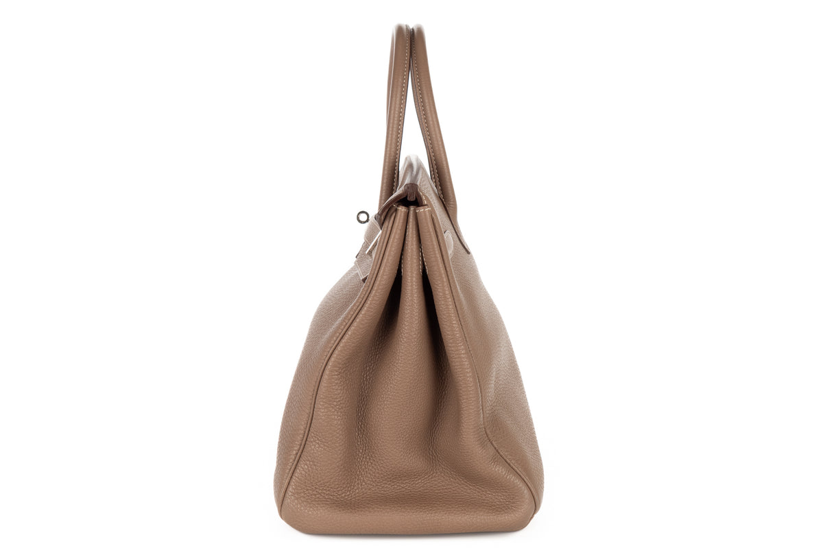 Hermès Birkin 35 Etoupe Togo Palladium Hardware - view 4