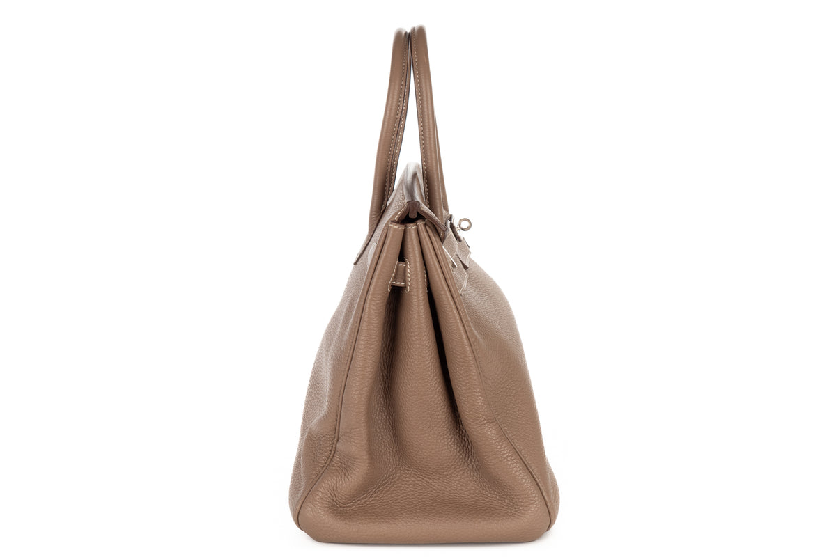 Hermès Birkin 35 Etoupe Togo Palladium Hardware - view 5