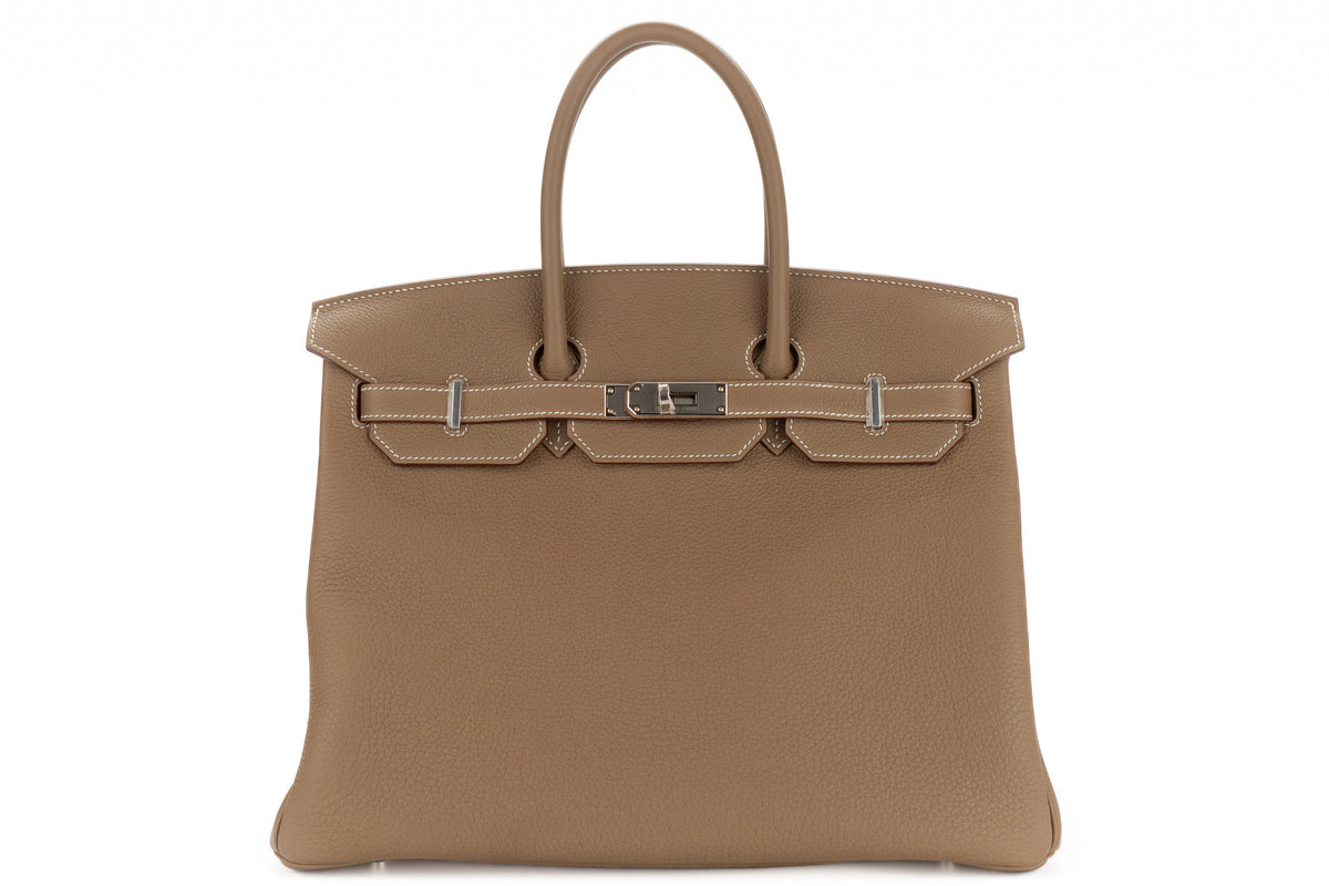 Hermès Birkin 35 Etoupe Togo Palladium Hardware - view 1