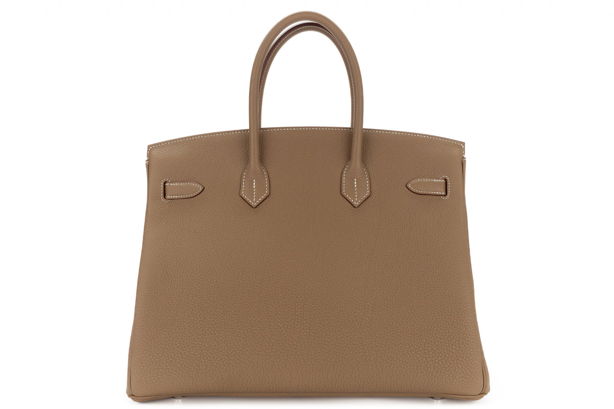 Hermès Birkin 35 Etoupe Togo Palladium Hardware - view 3