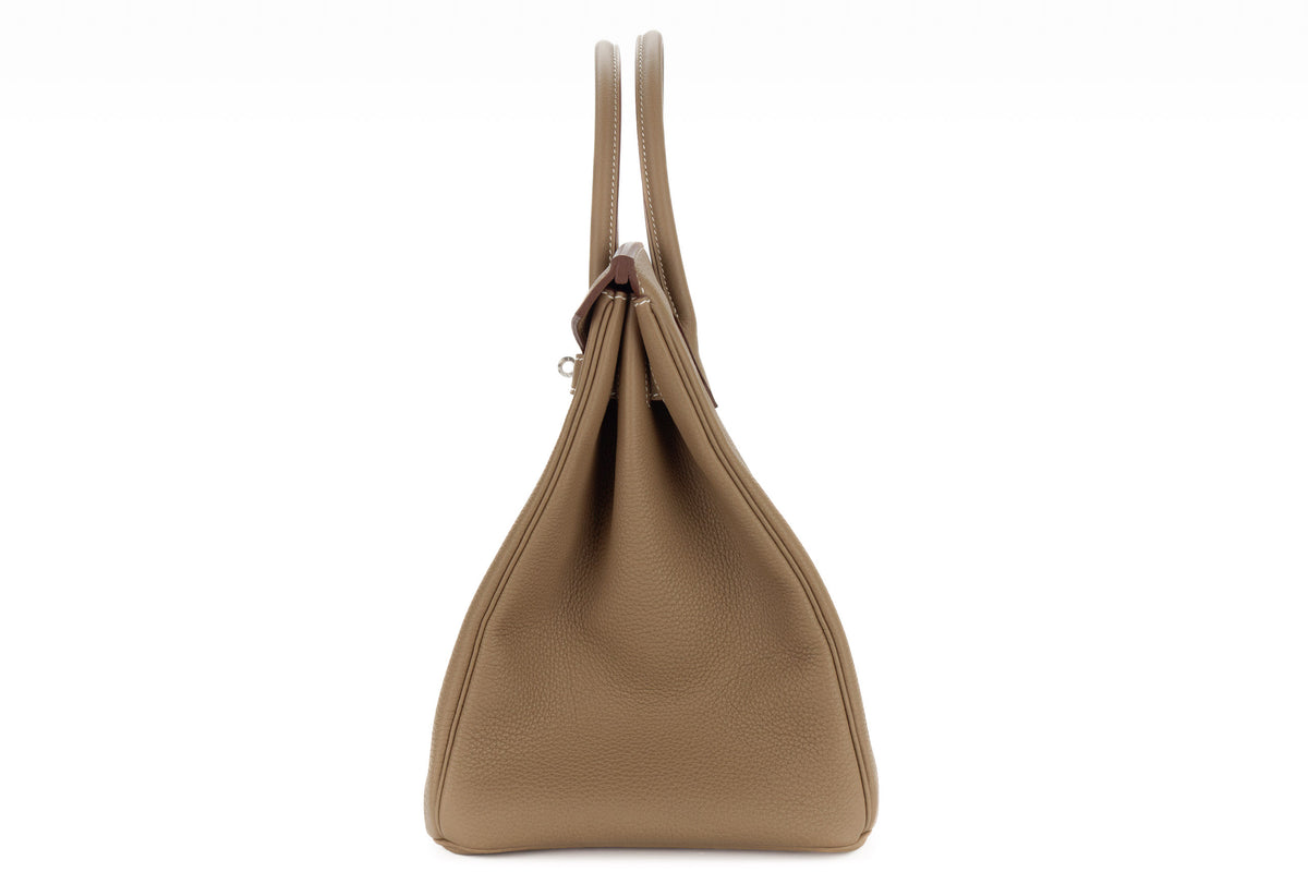 Hermès Birkin 35 Etoupe Togo Palladium Hardware - view 4