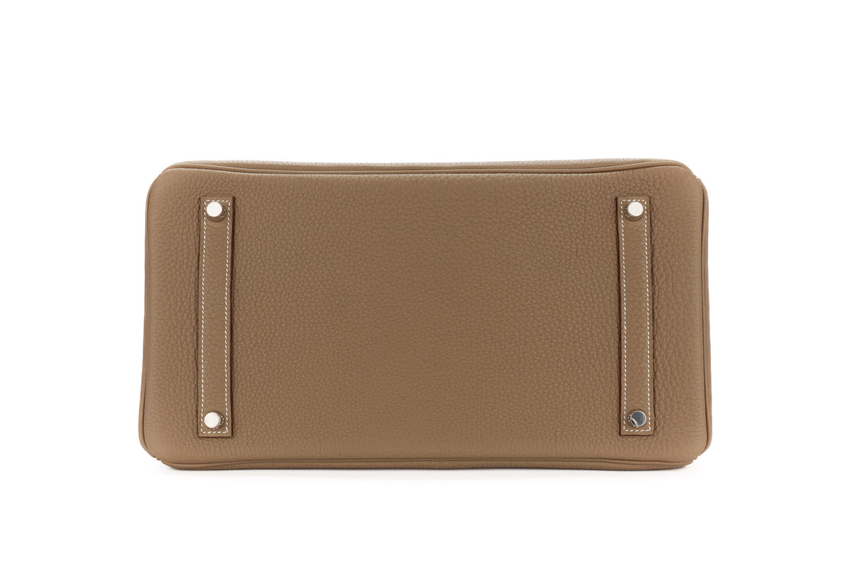 Hermès Birkin 35 Etoupe Togo Palladium Hardware - view 6
