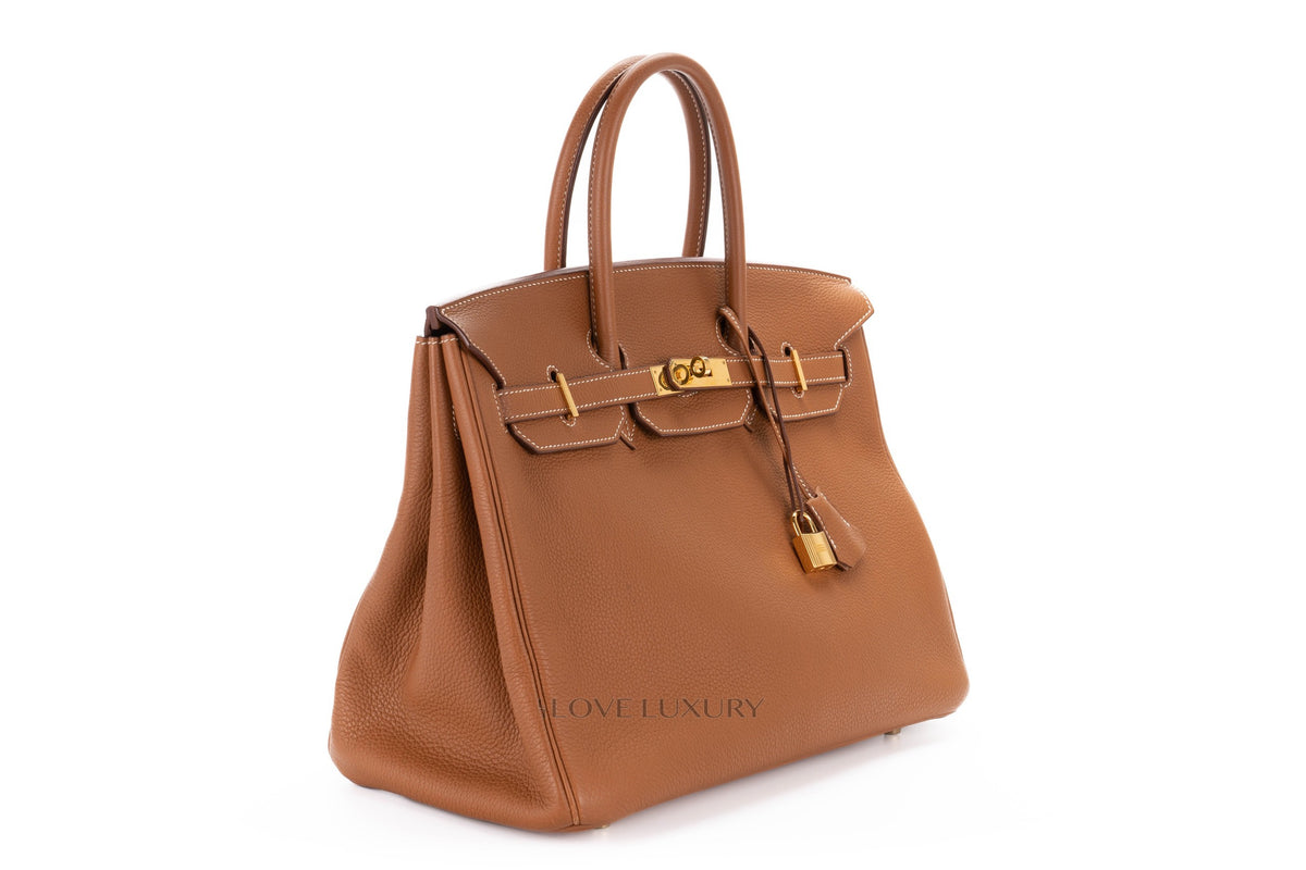 Hermès Birkin 35 Gold Togo Gold Hardware - view 2