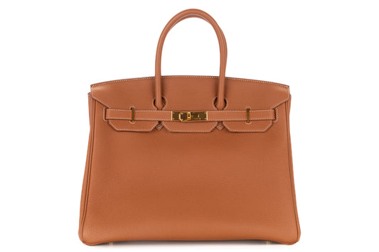 Hermès Birkin 35 Gold Togo Gold Hardware - view 1