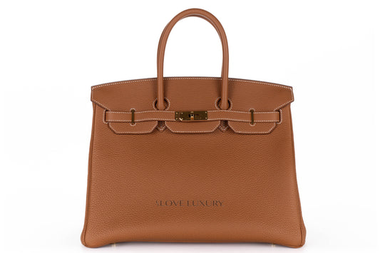 Hermès Birkin 35 Gold Togo Gold Hardware - view 1