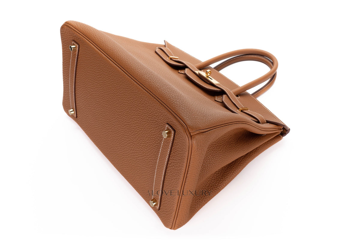 Hermès Birkin 35 Gold Togo Gold Hardware - view 10