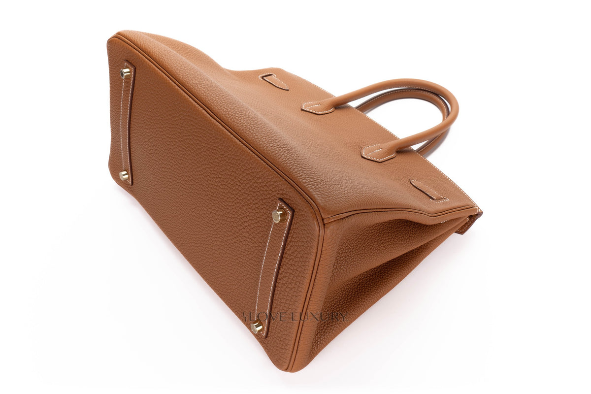 Hermès Birkin 35 Gold Togo Gold Hardware - view 12
