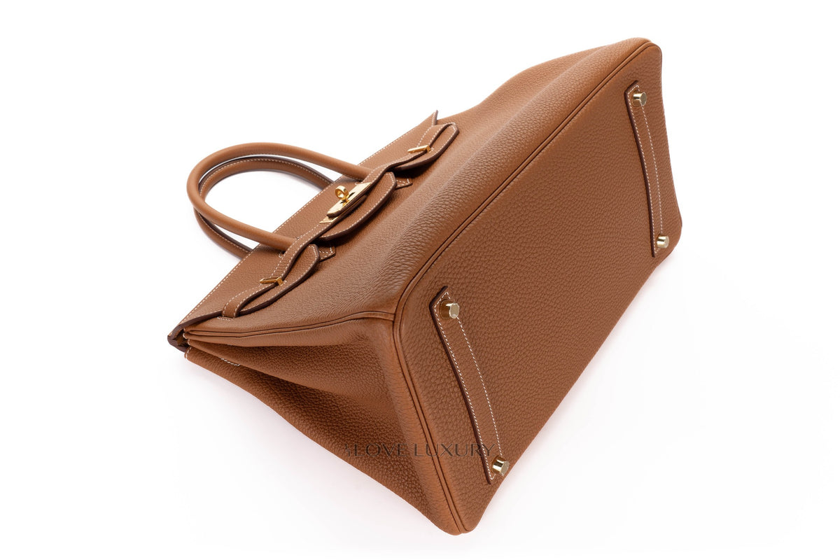 Hermès Birkin 35 Gold Togo Gold Hardware - view 9