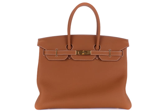 Hermès Birkin 35 Gold Togo Gold Hardware - view 1
