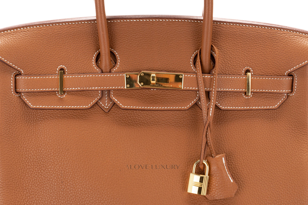 Hermès Birkin 35 Gold Togo Gold Hardware - view 6