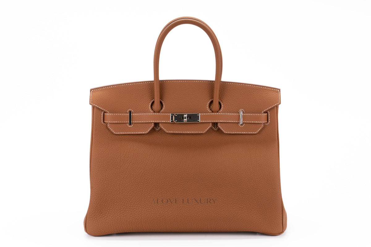 Hermès Birkin 35 Gold Togo Palladium Hardware - view 1