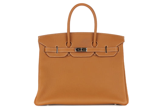 Hermès Birkin 35 Gold Togo Palladium Hardware - view 1