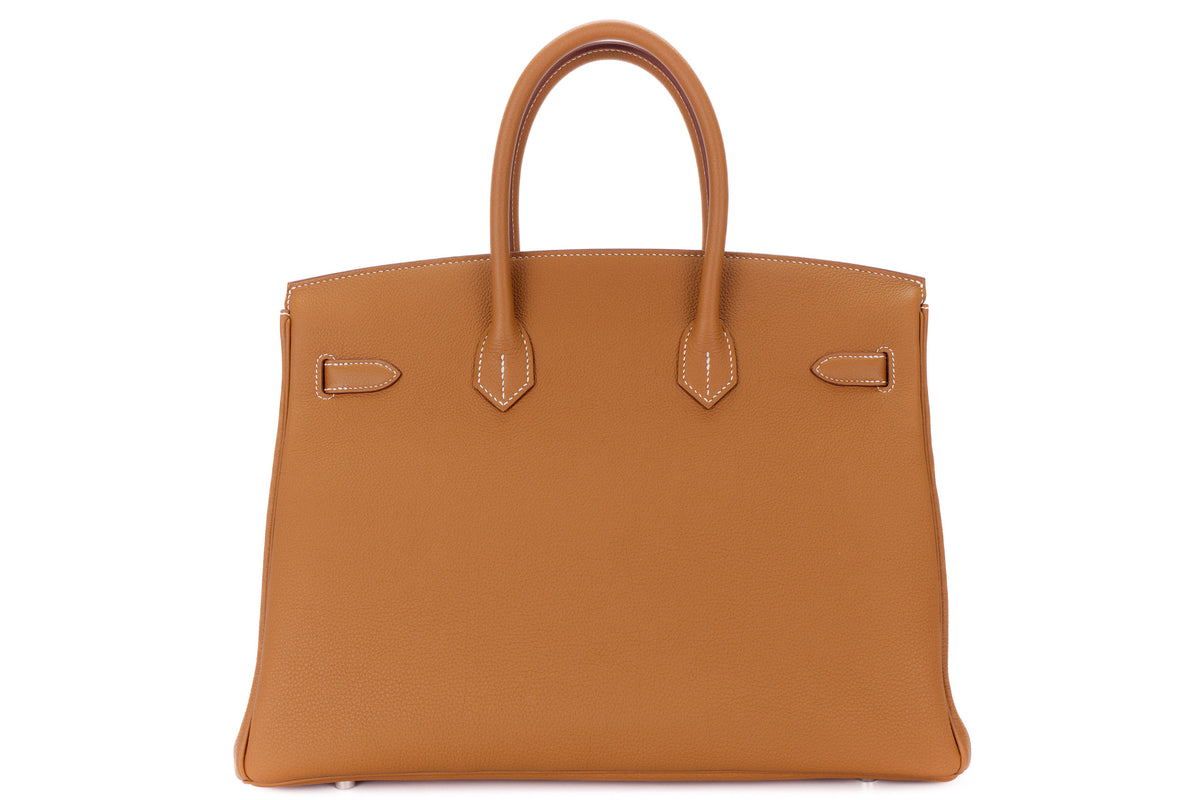 Hermès Birkin 35 Gold Togo Palladium Hardware - view 3