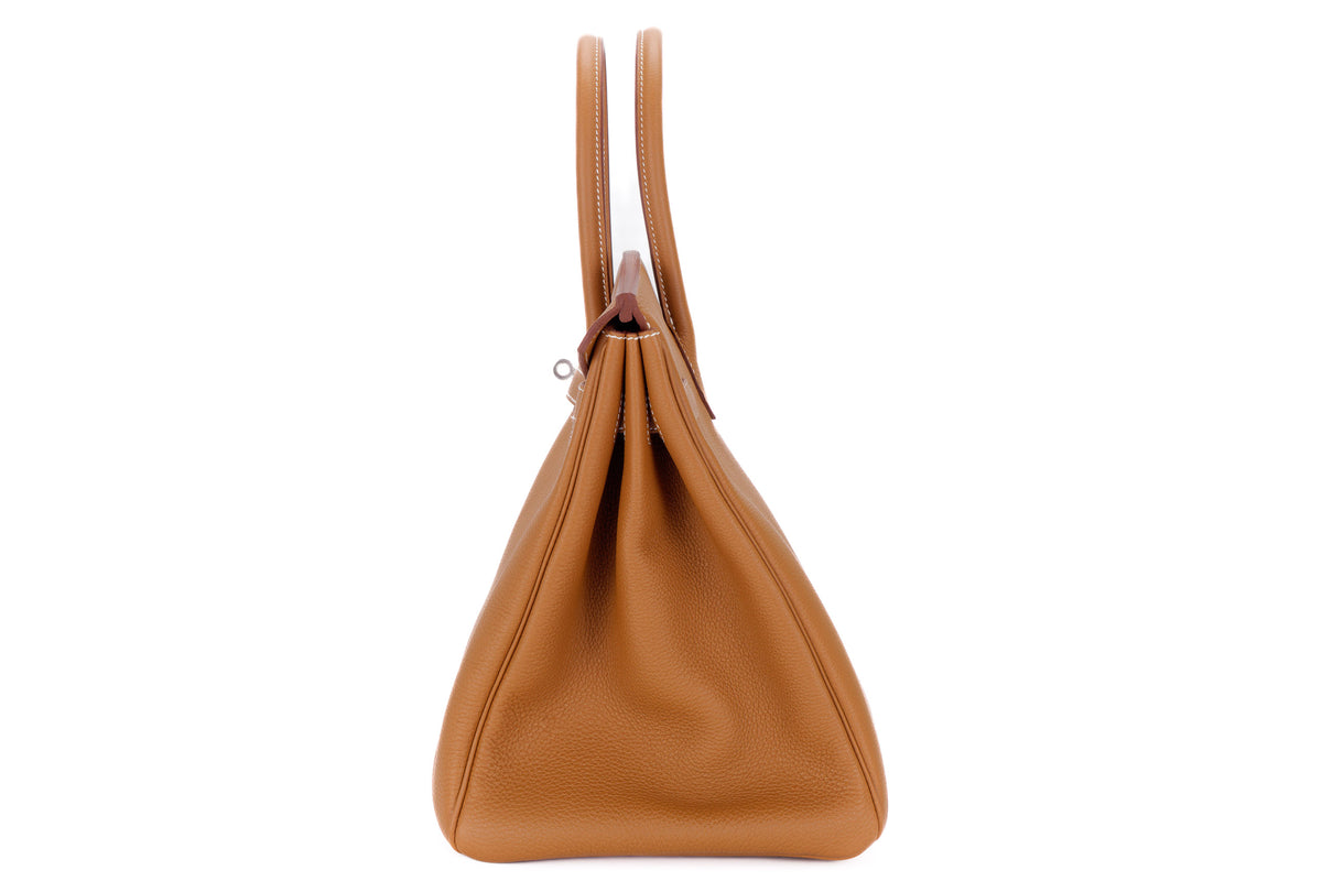 Hermès Birkin 35 Gold Togo Palladium Hardware - view 4